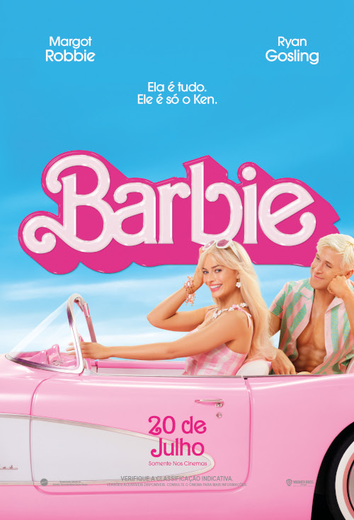 Convite Barbie Filme para editar
